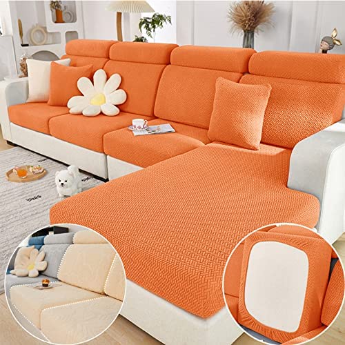 Magic Sofa Covers Couch Covers 2024 New Wear-Resistant Universal Sofa Covers Washable Stretch Couch Cushion Covers Slipcovers for Sectional Sofa (Texture Sea Blue,Pillowcase)