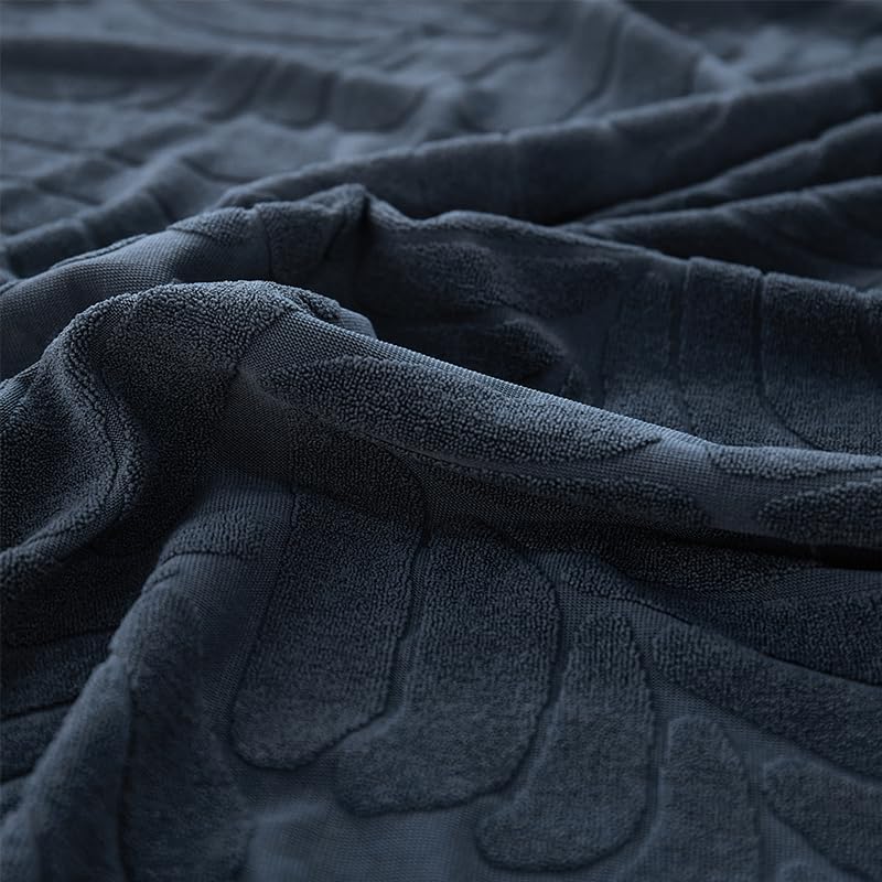 Magic Sofa Covers Couch Covers 2024 New Wear-Resistant Universal Sofa Covers Washable Stretch Couch Cushion Covers Slipcovers for Sectional Sofa (Texture Sea Blue,Pillowcase)