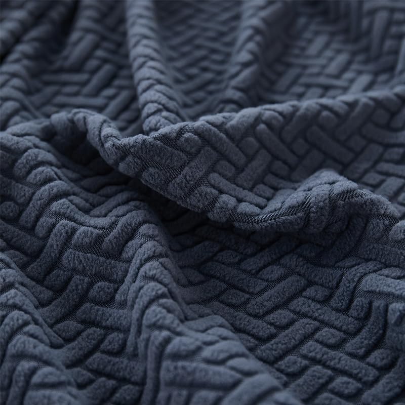 Magic Sofa Covers Couch Covers 2024 New Wear-Resistant Universal Sofa Covers Washable Stretch Couch Cushion Covers Slipcovers for Sectional Sofa (Texture Sea Blue,Pillowcase)